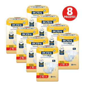 Fralda Bigfral Derma Plus Juvenil 80 Unidades