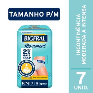 Bigfral Moviment Roupa Íntima Descartável P/M 7 Unidades